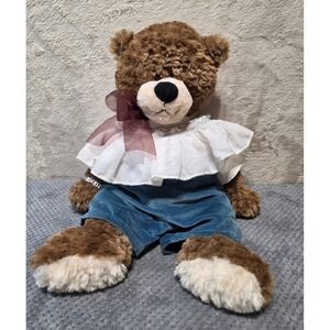Best Made Toys Brown Plush Teddy Bear with Clothes Thank You Heart 15 Inch